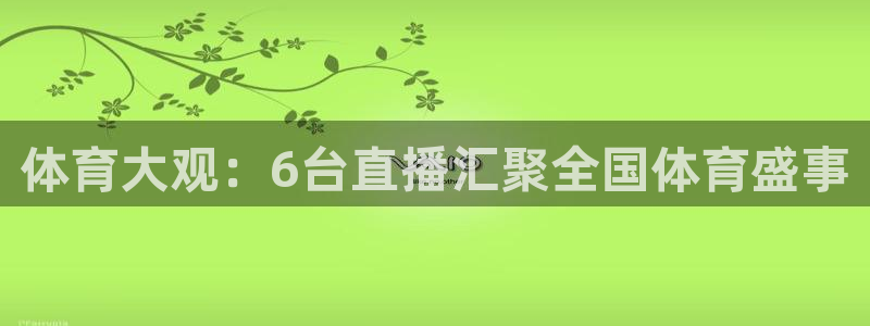 新球网直播：体育大观：6台直播汇聚全国体育盛事